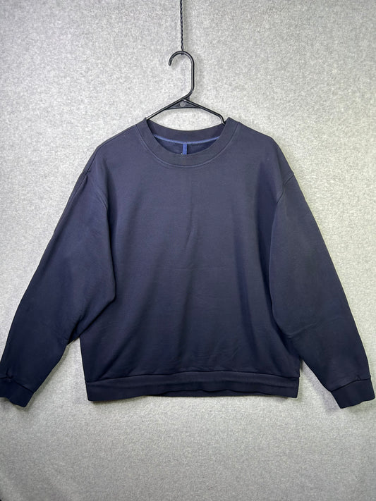 Lululemon French Terry Long Sleeve Crew Sweatshirt Mens Size Large Blue