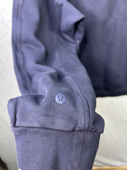 Lululemon French Terry Long Sleeve Crew Sweatshirt Mens Size Large Blue