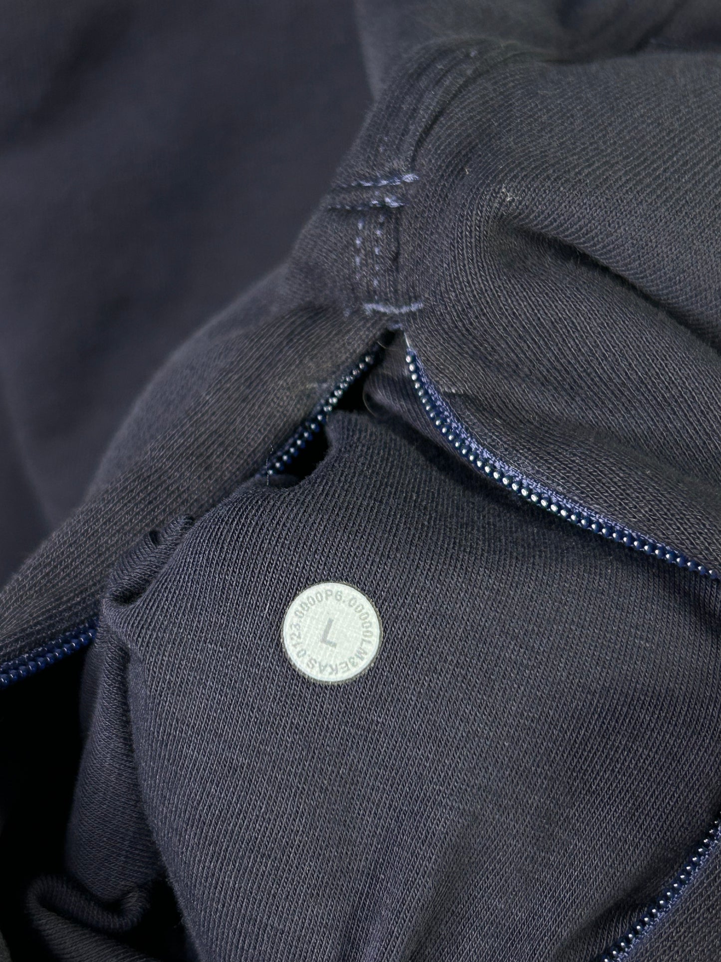 Lululemon French Terry Long Sleeve Crew Sweatshirt Mens Size Large Blue