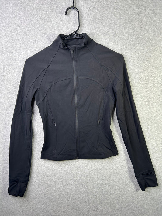 Lululemon Nulu Cropped Define Jacket Size 4 Black