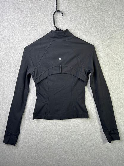 Lululemon Nulu Cropped Define Jacket Size 4 Black