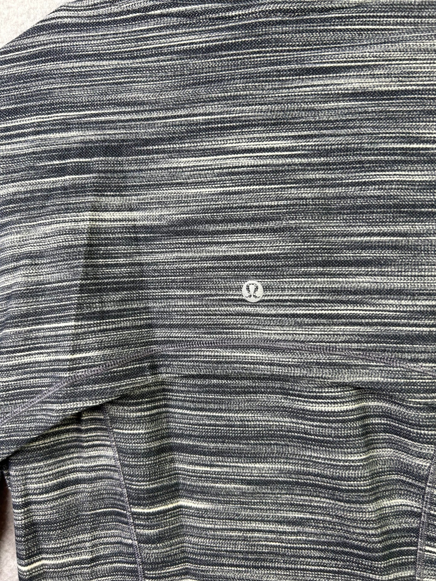 Lululemon Hooded Define Jacket Nulu Size 8 Heathered Black White