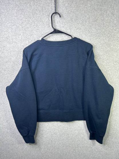 Lululemon Perfectly Oversized Crop Crew Size 10 True Navy