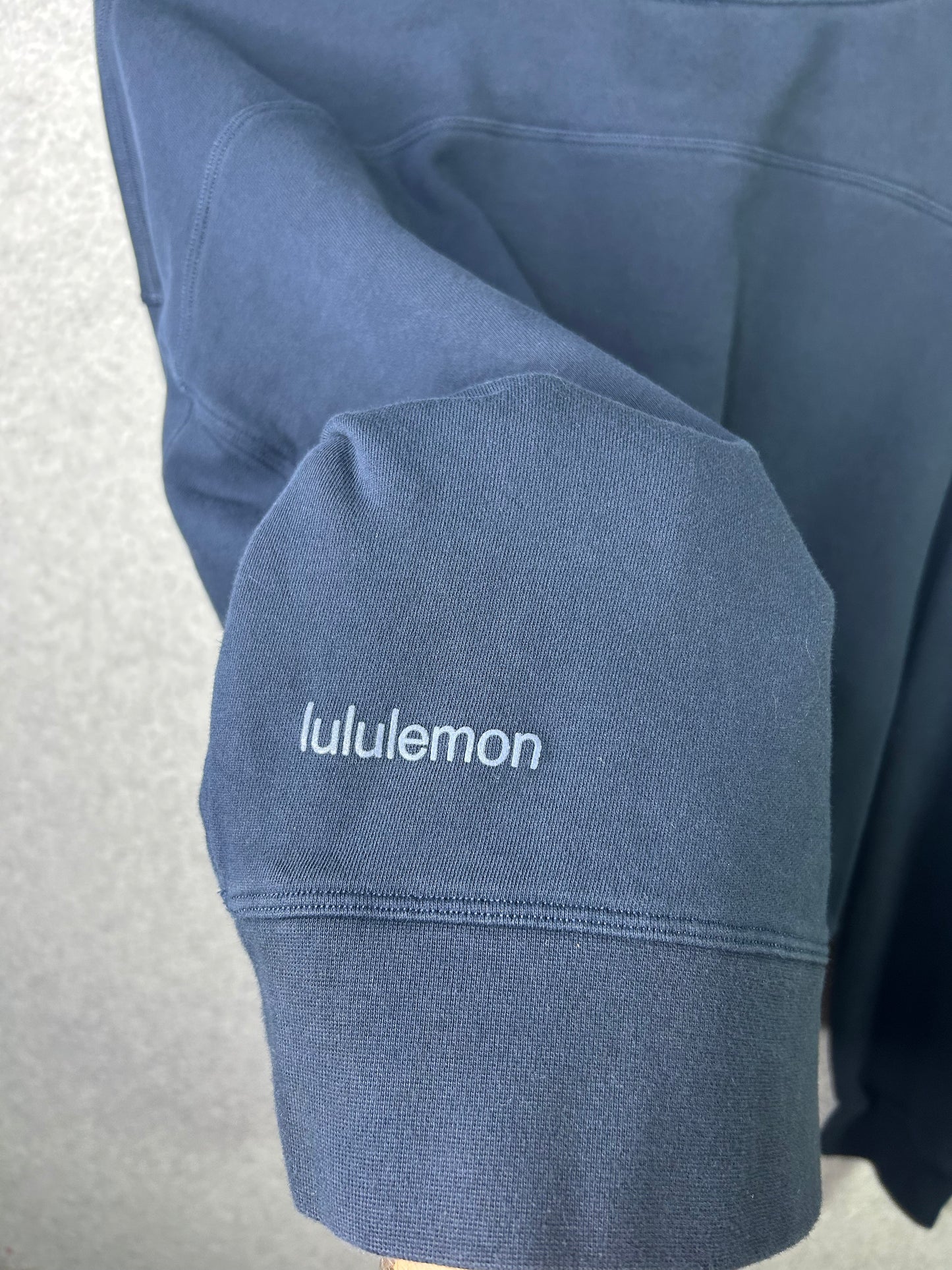 Lululemon Perfectly Oversized Crop Crew Size 10 True Navy
