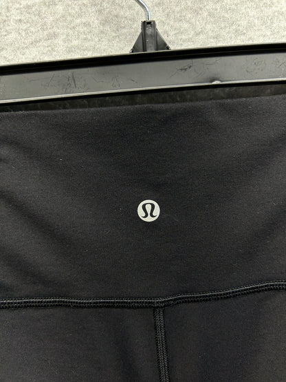 Lululemon Wunder Under Crop Hi-Rise Luon 21" Size 4 Black