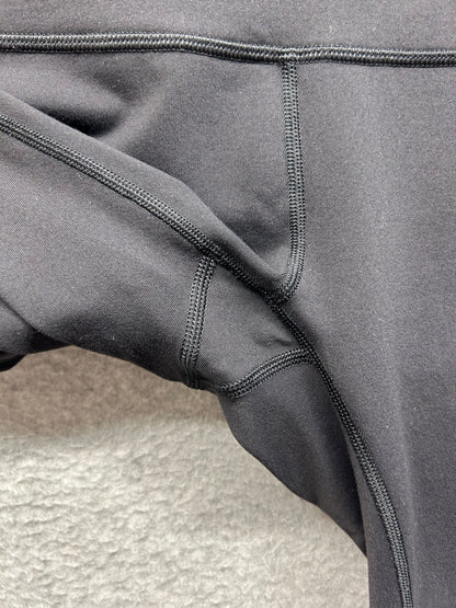 Lululemon Wunder Under Crop Hi-Rise Luon 21" Size 4 Black