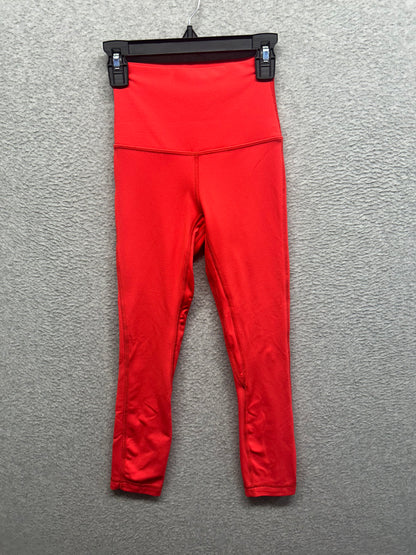 Lululemon Align High-Rise Crop 21.5" Size 0 Love Red