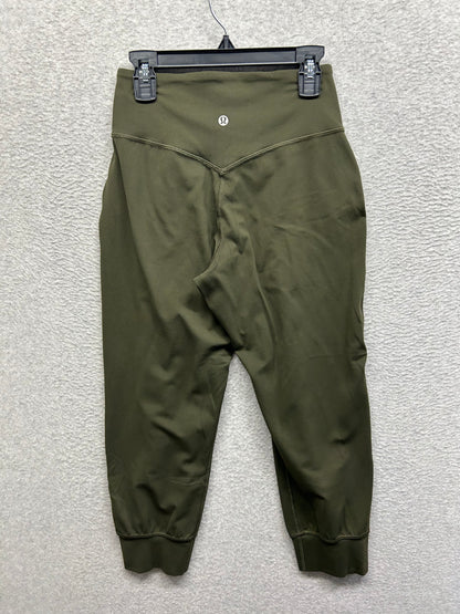 Lululemon Align Jogger Crop 23" Size 4 Dark Olive