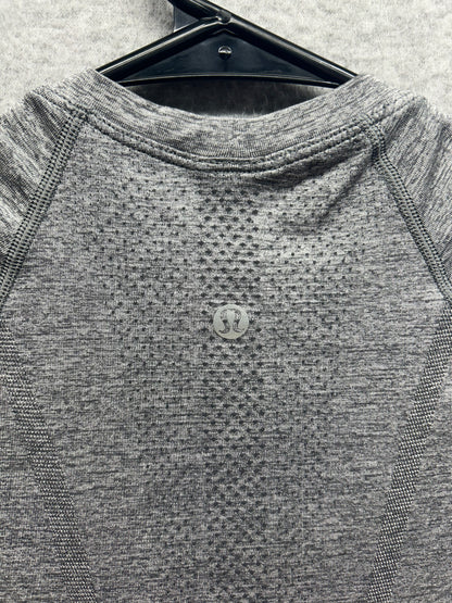 Lululemon Swiftly Tech Short Sleeve Crew Size 0 Heathered Slate