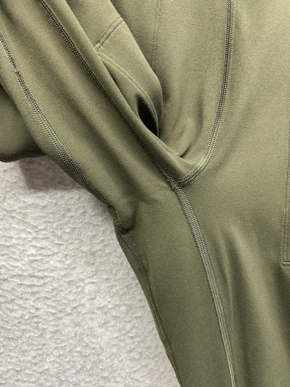 Lululemon Align Jogger Crop 23" Size 4 Dark Olive