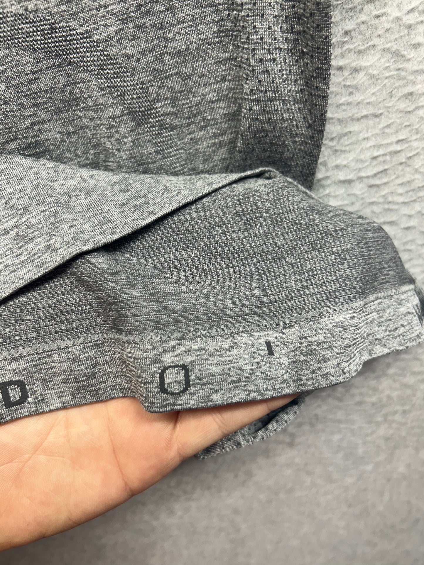 Lululemon Swiftly Tech Short Sleeve Crew Size 0 Heathered Slate