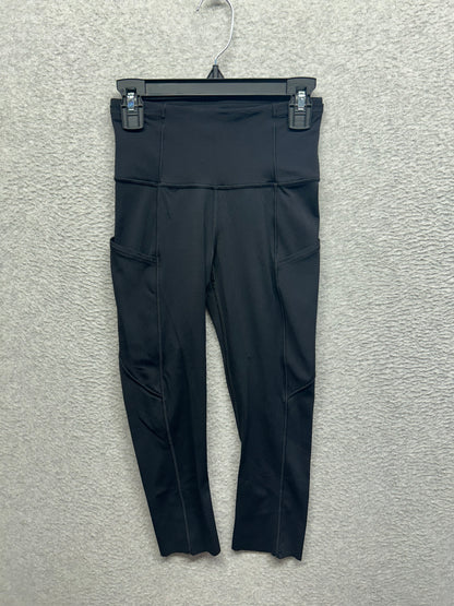 Lululemon Fast and Free Crop II 19" Size 2 Black