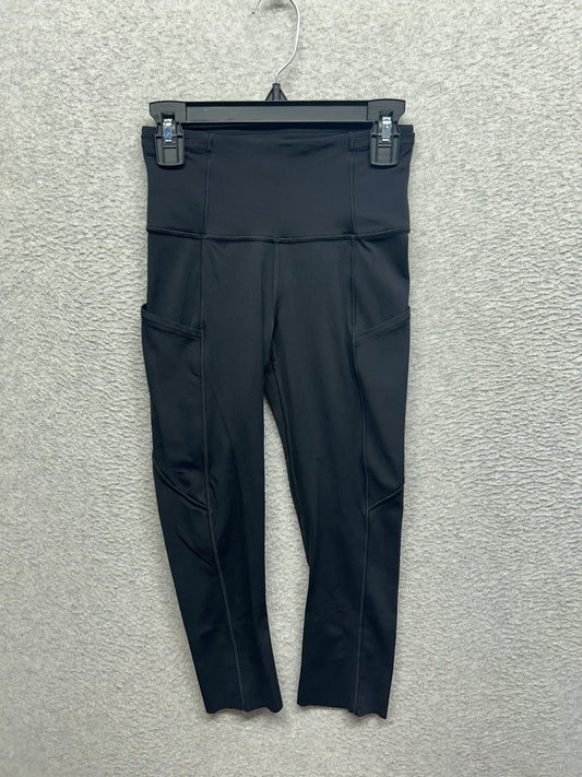 Lululemon Fast and Free Crop II 19" Size 2 Black