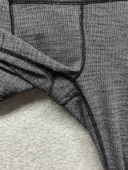 Lululemon Speed Up Tight 28" Luxtreme Size 4 Luon Variegated Knit Black Heathered Black
