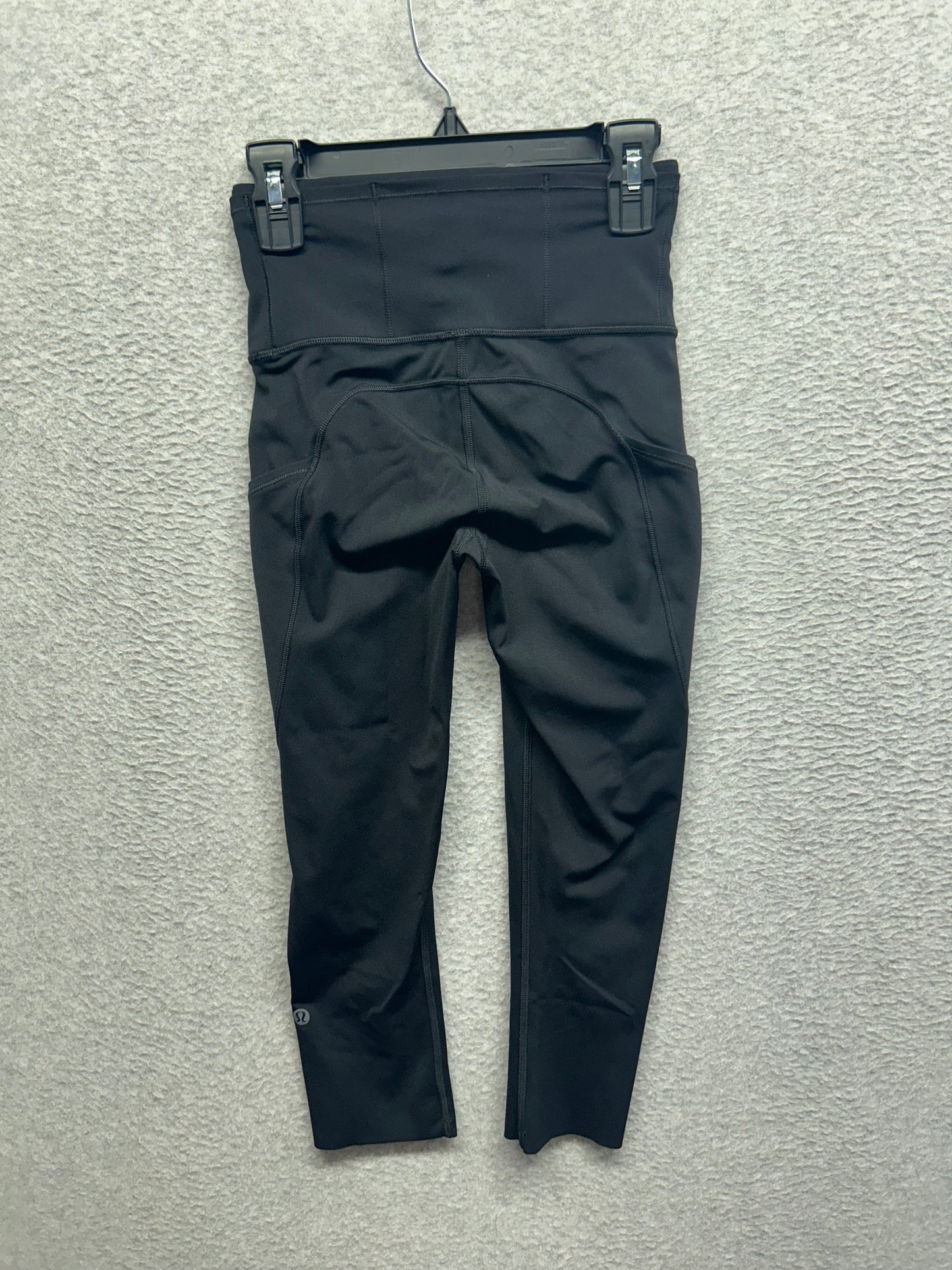 Lululemon Fast and Free Crop II 19" Size 2 Black
