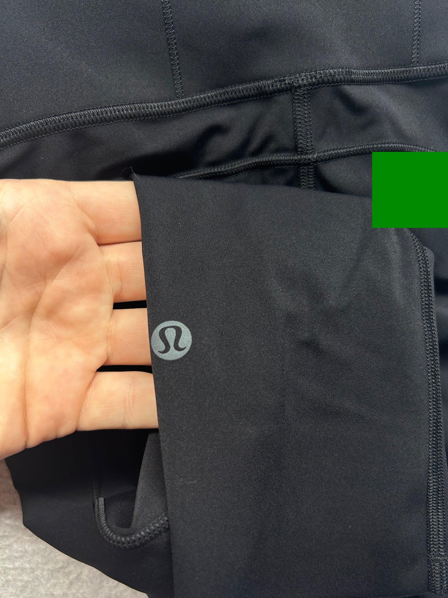 Lululemon Fast and Free Crop II 19" Size 2 Black