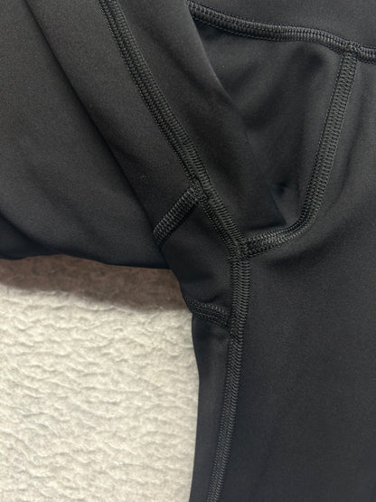 Lululemon Fast and Free Crop II 19" Size 2 Black