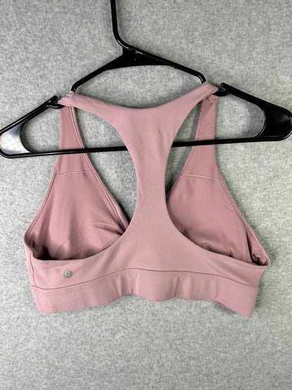 Lululemon Sweet Awakenings Bra Size 10 Pink Taupe
