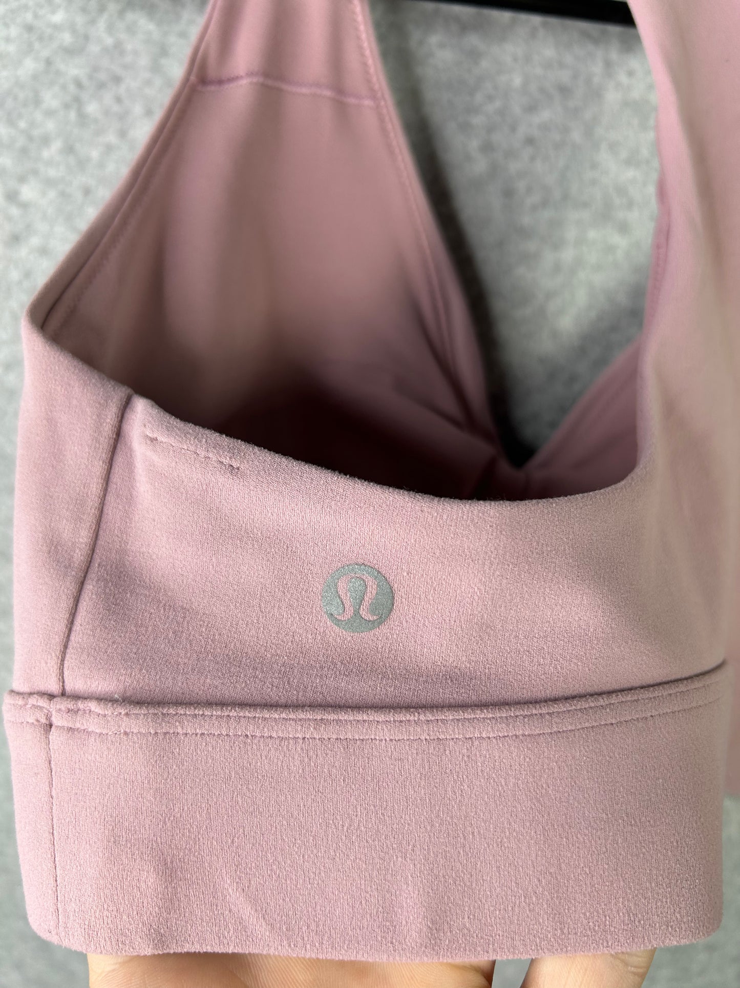 Lululemon Sweet Awakenings Bra Size 10 Pink Taupe