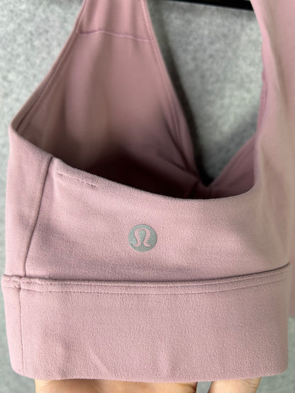Lululemon Sweet Awakenings Bra Size 10 Pink Taupe