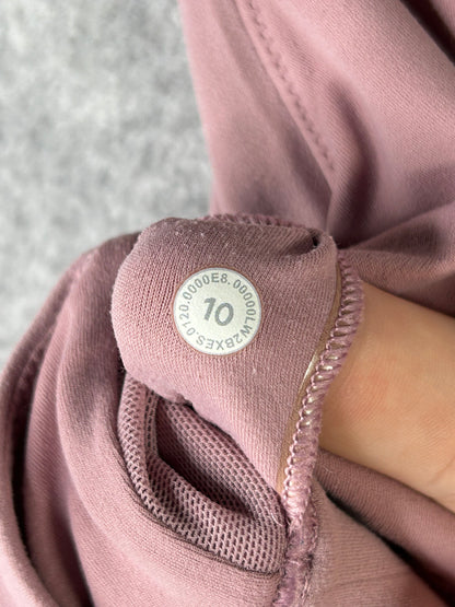 Lululemon Sweet Awakenings Bra Size 10 Pink Taupe