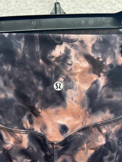 Lululemon Align Pant 28" Size 2 Diamond Dye Graphite Grey Pink Pastel