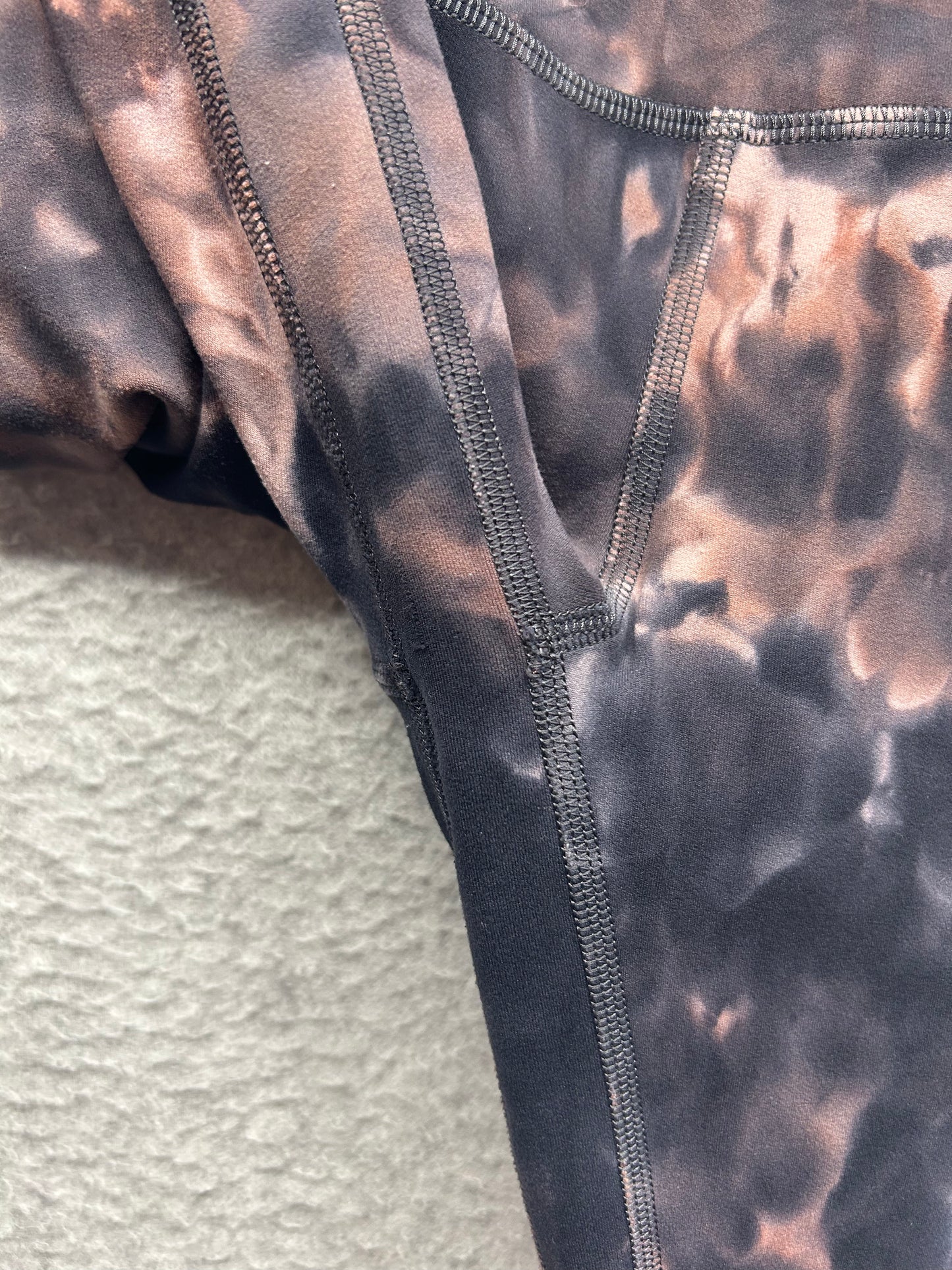 Lululemon Align Pant 28" Size 2 Diamond Dye Graphite Grey Pink Pastel