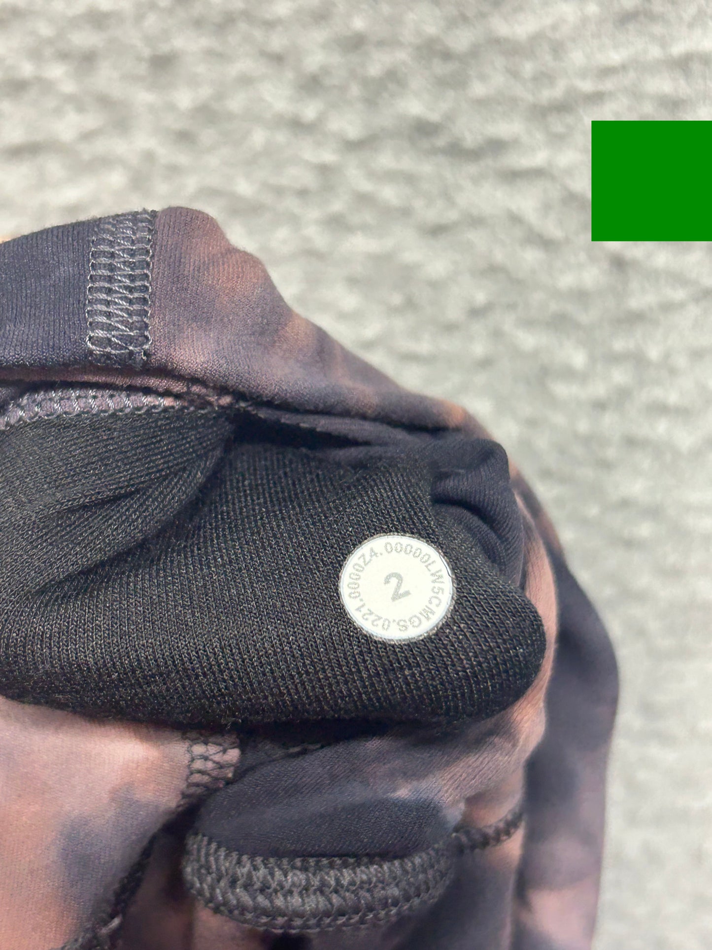 Lululemon Align Pant 28" Size 2 Diamond Dye Graphite Grey Pink Pastel