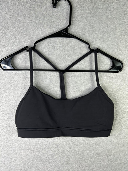 Lululemon Flow Y Bra Nulu Size 8 Cup Black