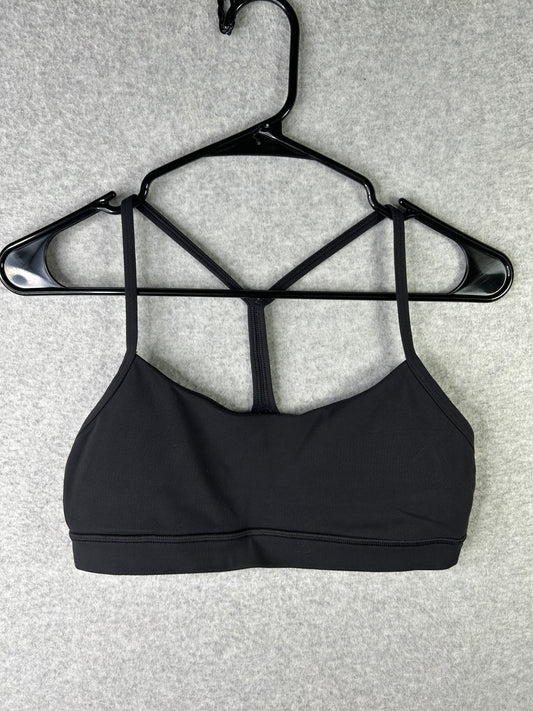 Lululemon Flow Y Bra Nulu Size 8 Cup Black
