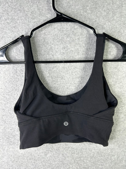 Lululemon Align Reversible Bra Size 4 Black Heritage 365 Camo Deep Coal Multi