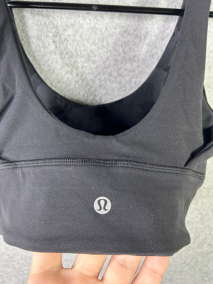 Lululemon Align Reversible Bra Size 4 Black Heritage 365 Camo Deep Coal Multi