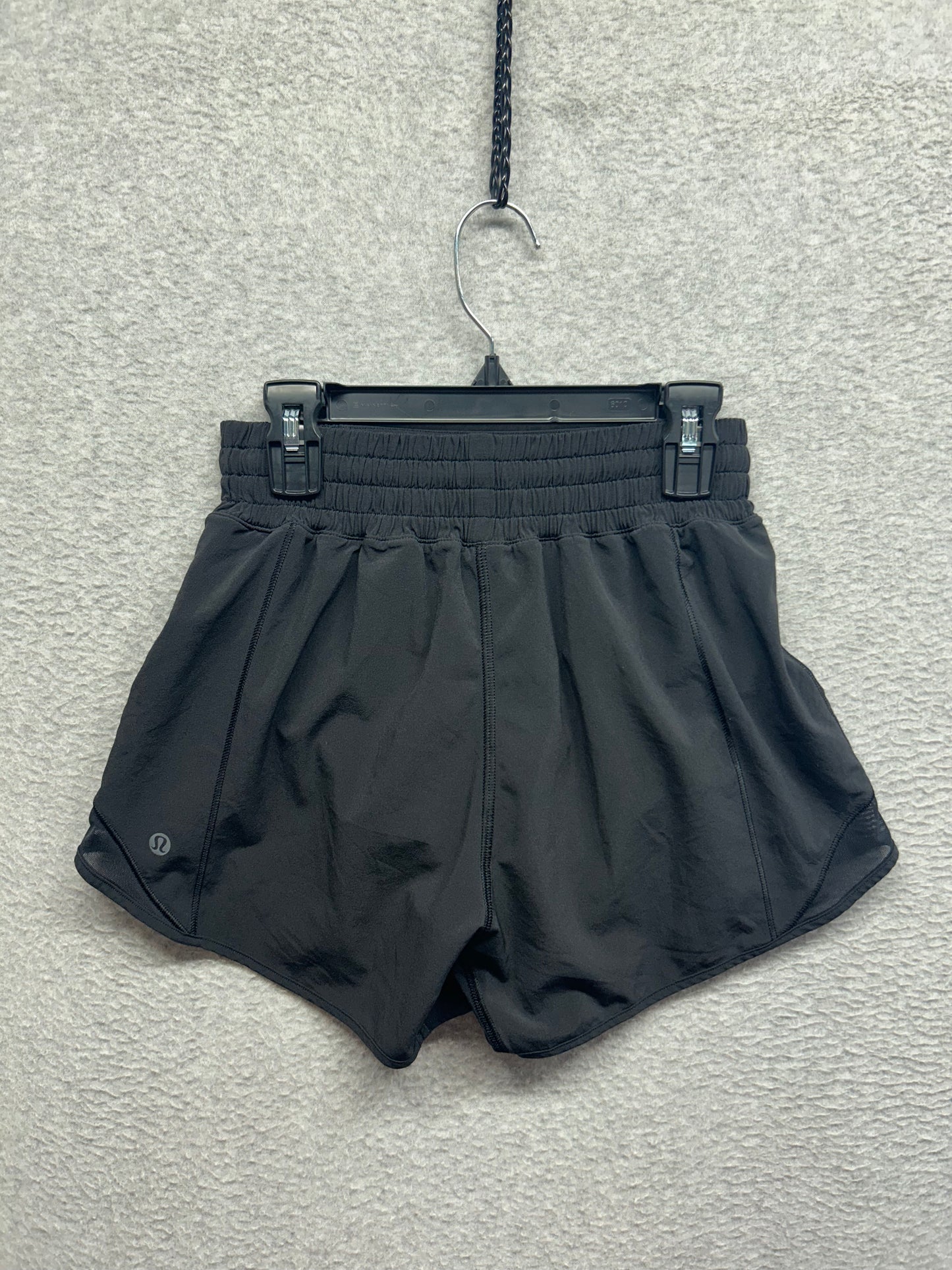 Lululemon Hotty Hot Short High-Rise Long 4" Size 2 (Square) Black