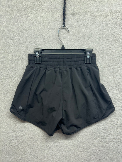 Lululemon Hotty Hot Short High-Rise Long 4" Size 2 (Square) Black