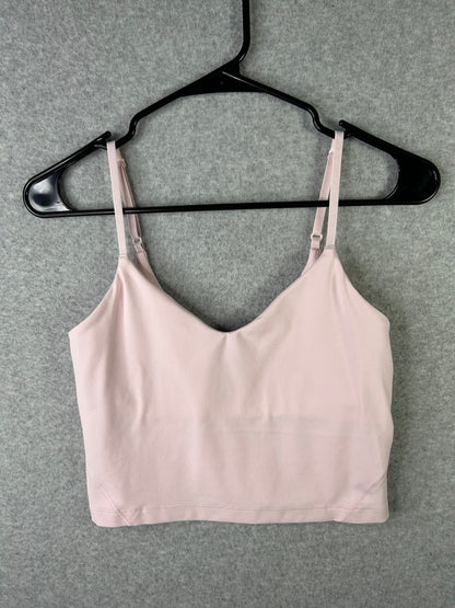 Lululemon Align Cropped Cami Tank Top Size 6 Strawberry Milkshake (Square Dot)