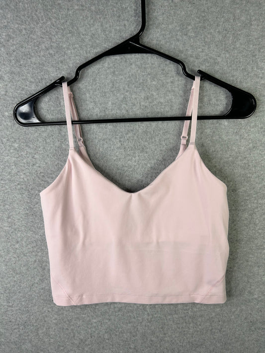 Lululemon Align Cropped Cami Tank Top Size 6 Strawberry Milkshake (Square Dot)