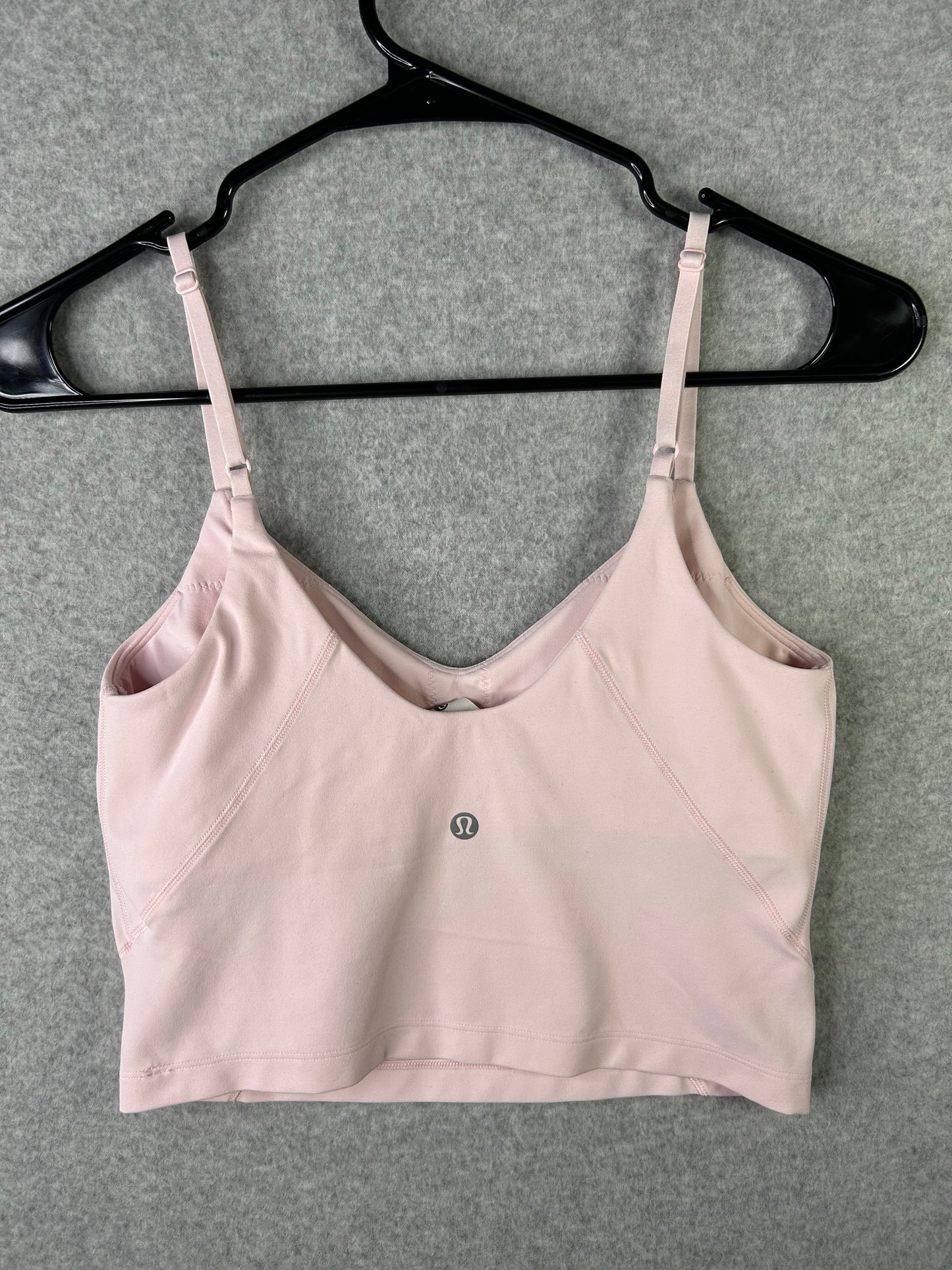 Lululemon Align Cropped Cami Tank Top Size 6 Strawberry Milkshake (Square Dot)