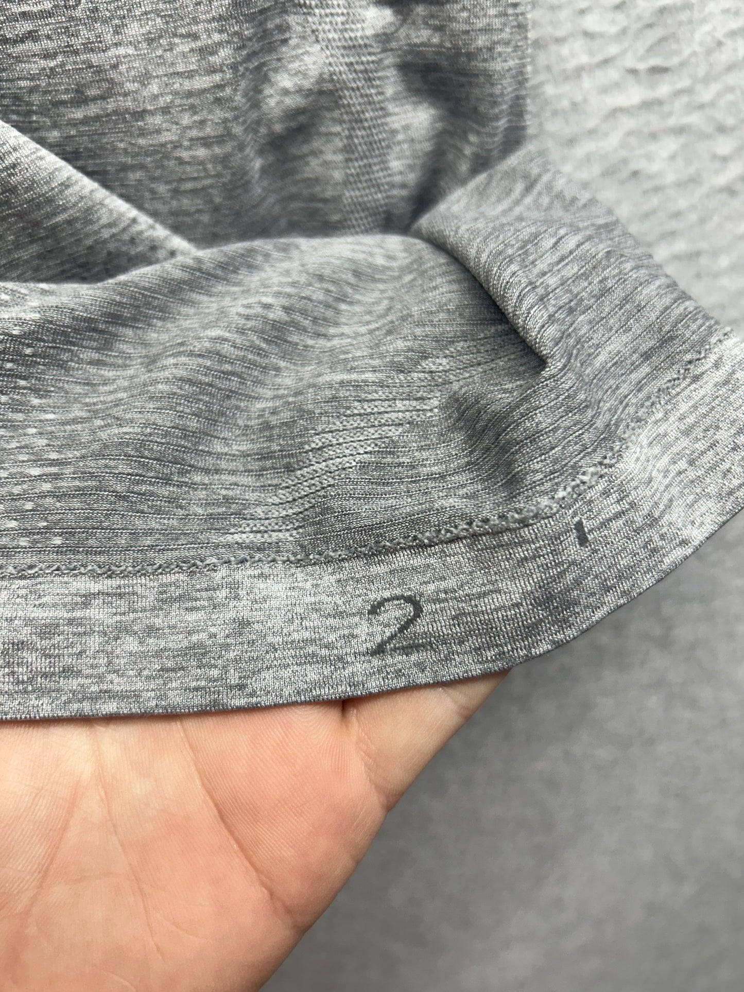 Lululemon Swiftly Tech Racerback Tank Top 2.0 Race Length Size 2 Slate