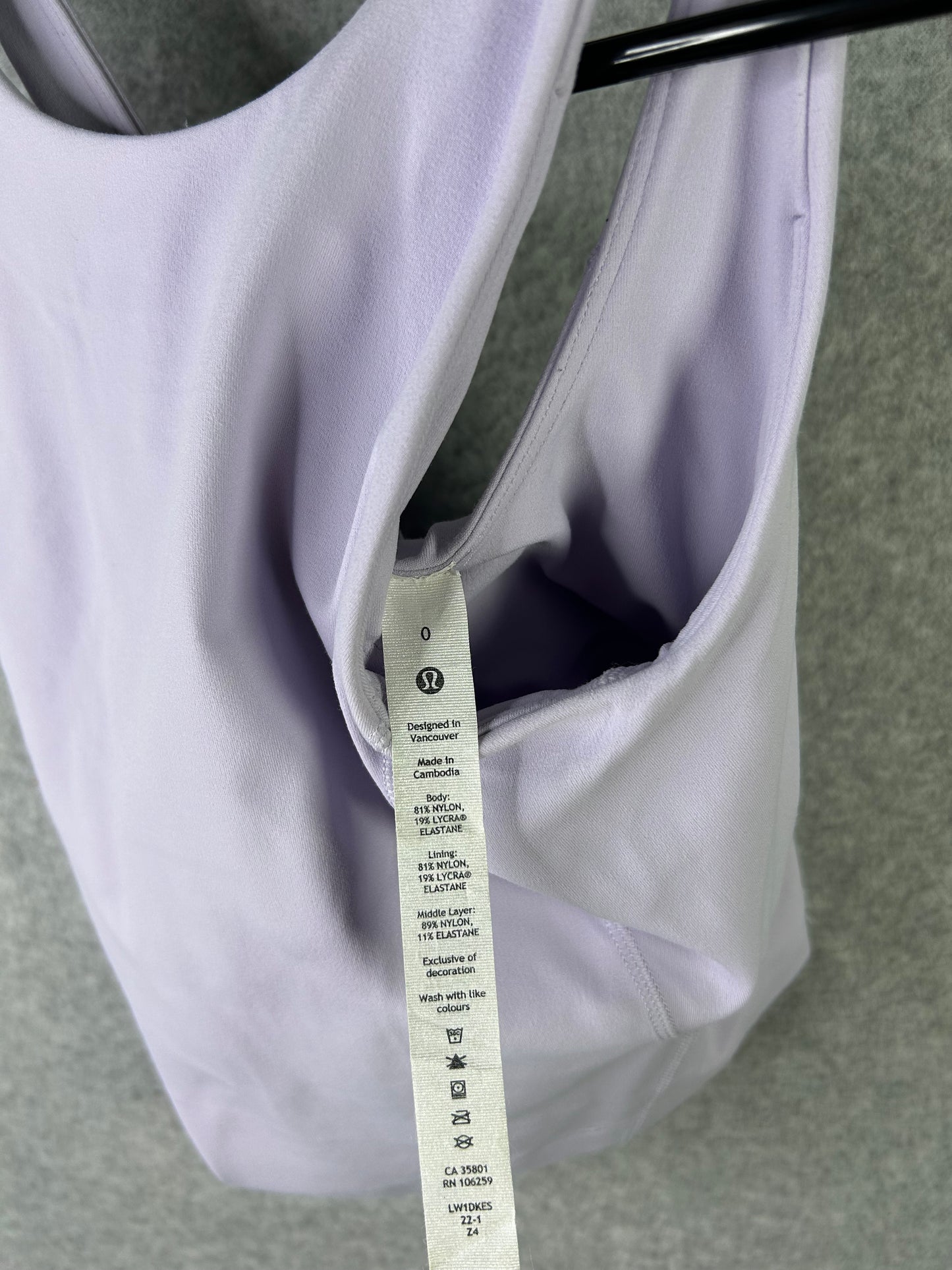 Lululemon Align High-Neck Tank Top Size 0 Lavender Dew