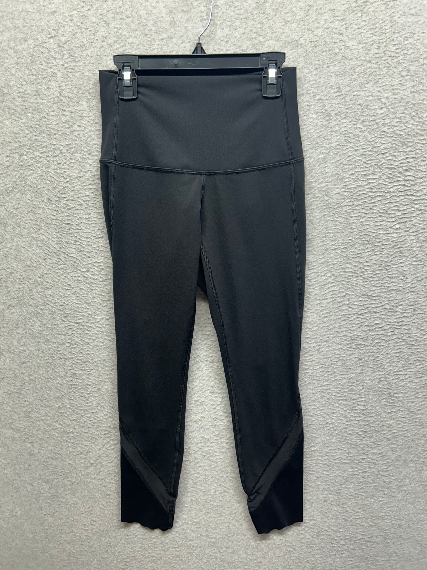 Lululemon Wunder Under Crop High-Rise Scallop Luxtreme 23" Size 4 Black