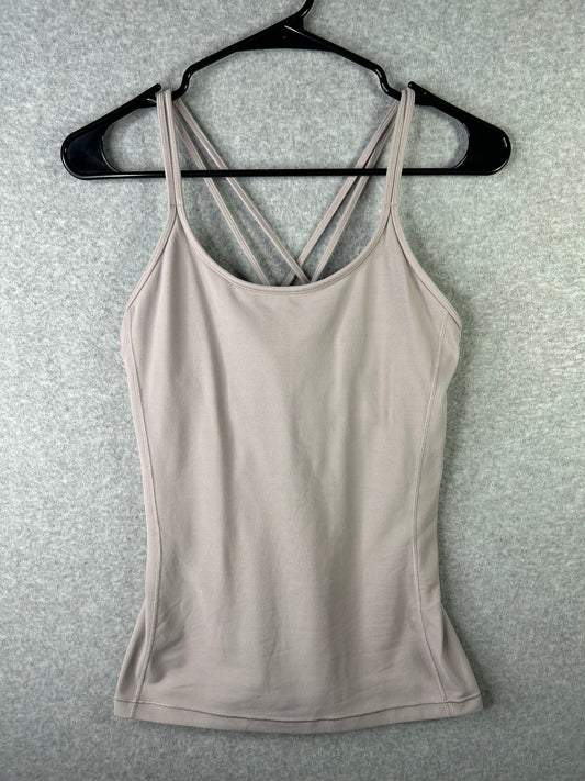 Lululemon Free To Be Tank Nulu Size 6 Smoky Blush