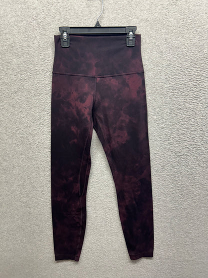 Lululemon Align Pant 25" Size 4 Diamond Dye Cassis Black