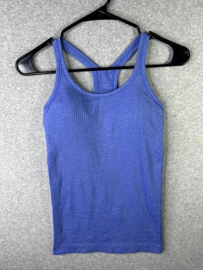 Lululemon Ebb to Street Tank Top Size 4 Wild Indigo