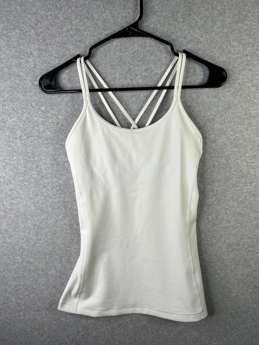 Lululemon Free To Be Tank Everlux Size 4 White