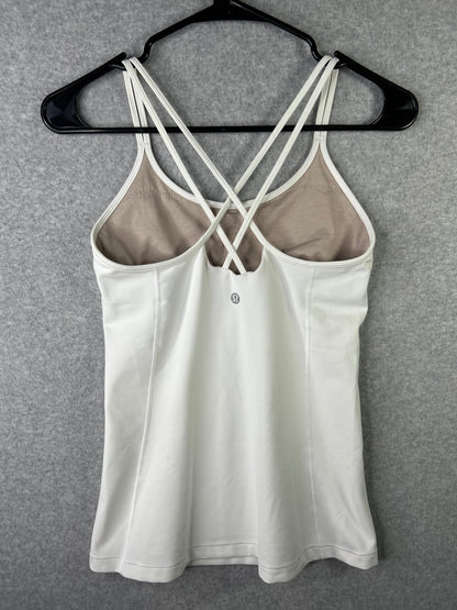 Lululemon Free To Be Tank Everlux Size 4 White