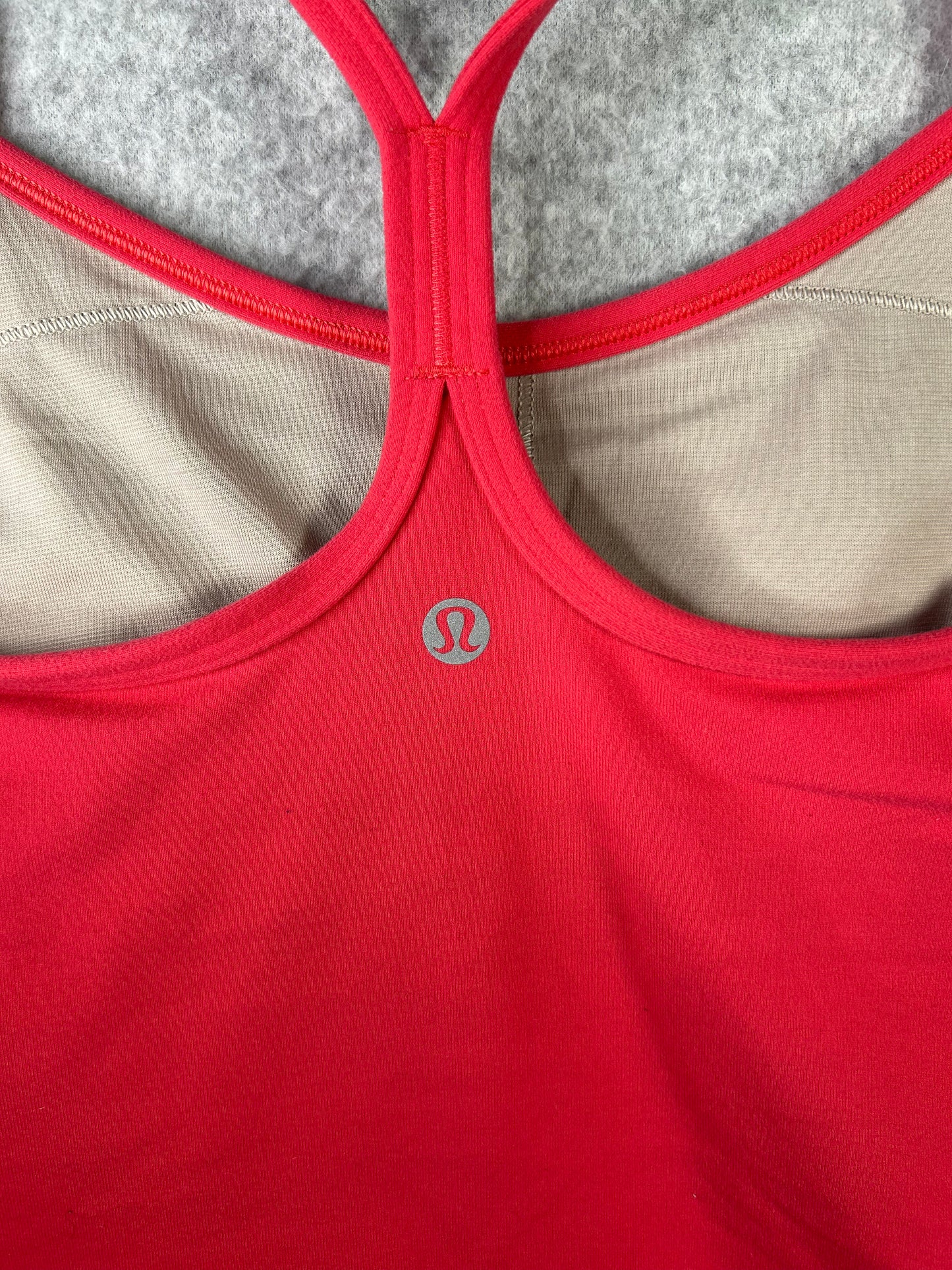 Lululemon Power Y Tank Size 2 True Red