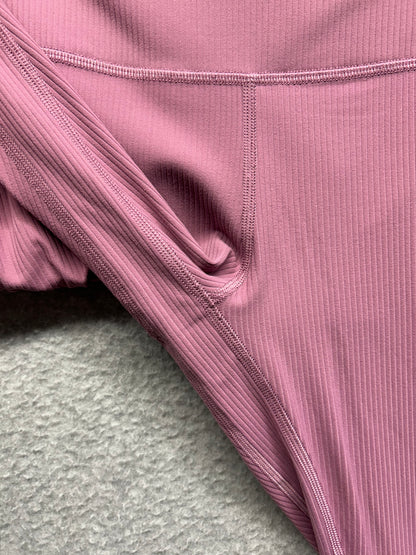 Lululemon Align Ribbed High-Rise Pant 25" Size 6 Velvet Dust