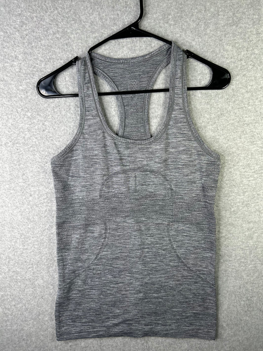 Lululemon Swiftly Tech Racerback Size 6 Heathered Slate