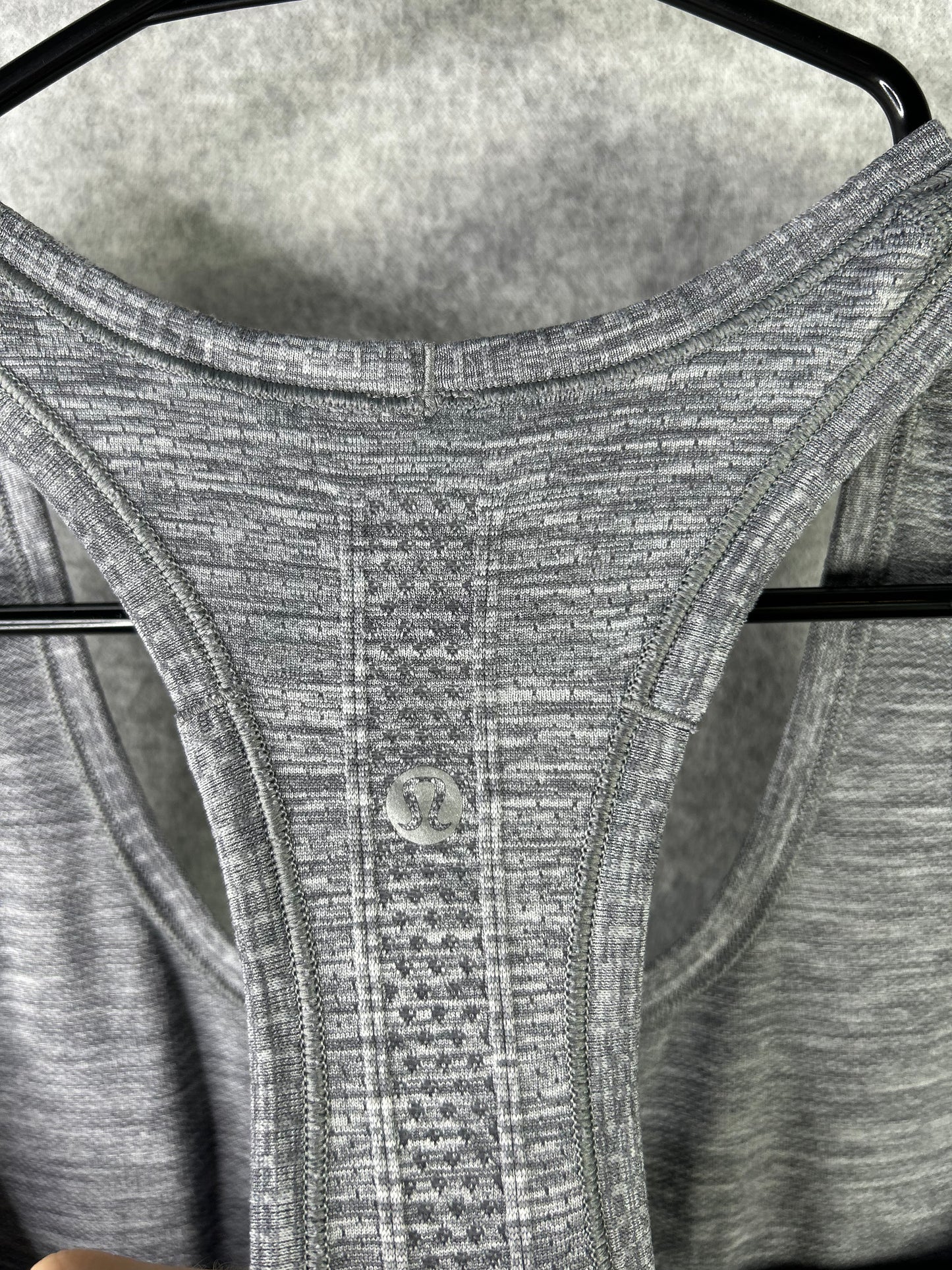 Lululemon Swiftly Tech Racerback Size 6 Heathered Slate