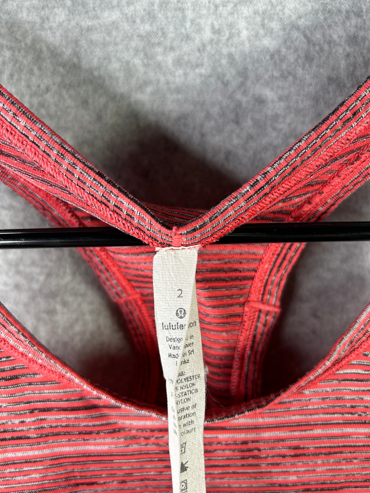Lululemon Swiftly Tech Racerback Size 2 Red Alert